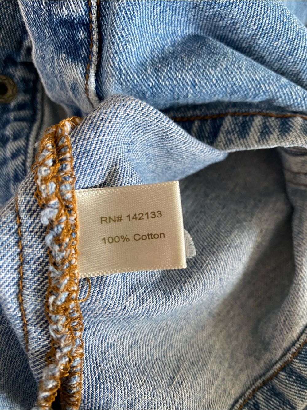 Boston Proper Denim Skirt A-Line Snap-Front Jeans Skirt 90s Y2K style small - Picture 7 of 8